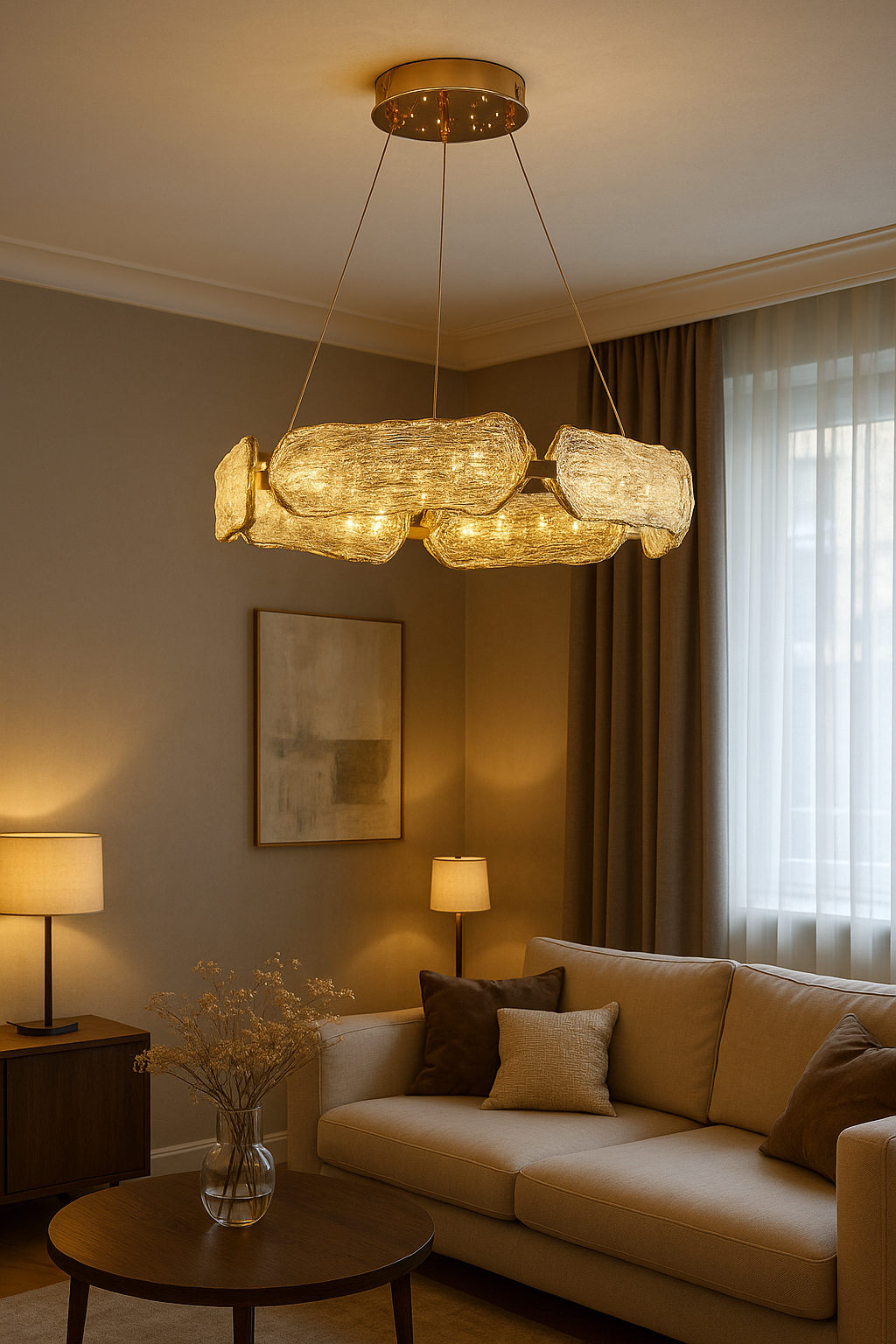 Kristal Sarkıt Avize Kod | SD-07-FGD Max 45W