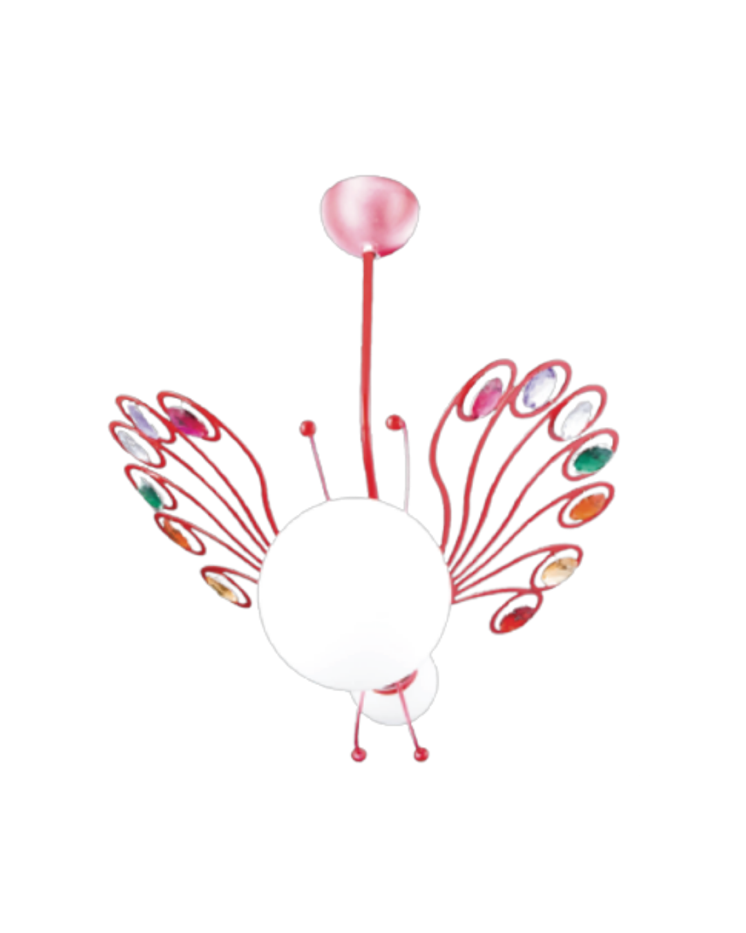 Butterfly Chandelier Children's Room 1087 W: 45 H: 80