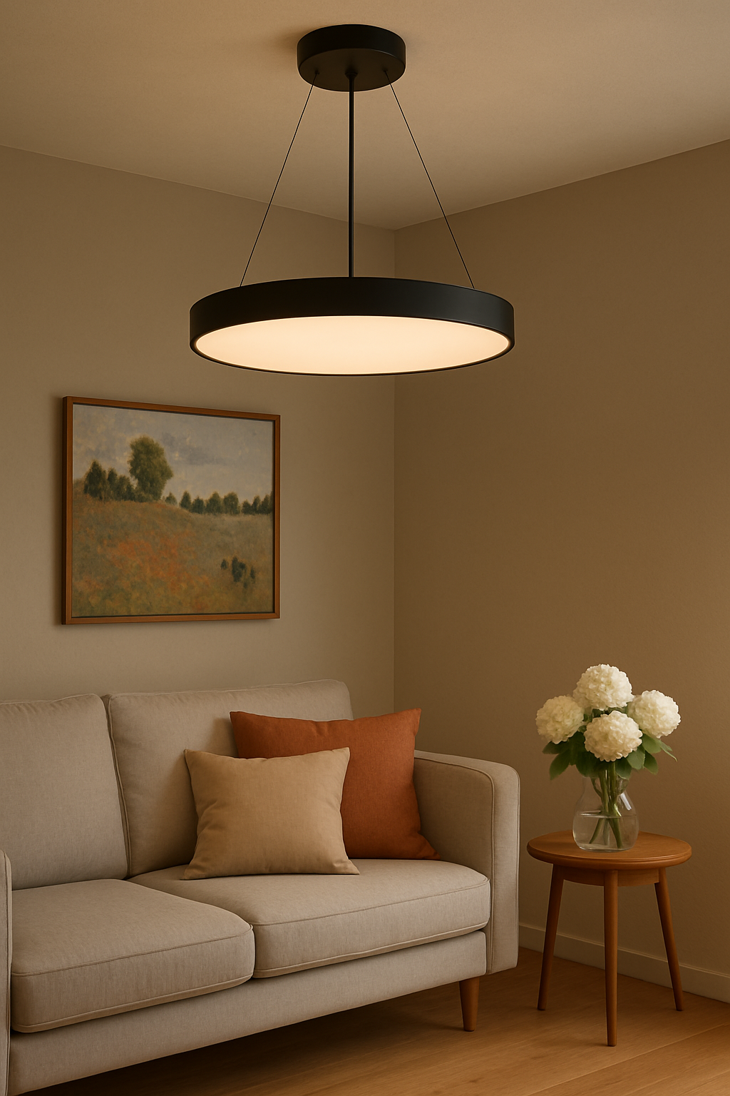 Argox Black Pendant Chandelier Black 3061 45W Power LED Ø: 60cm H: 100cm