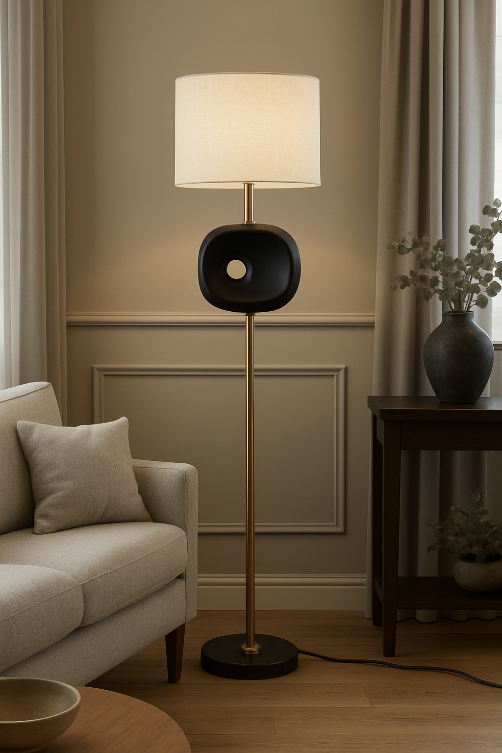 Berova Siyah Porselen Lambader H1F2JMENRS1-159