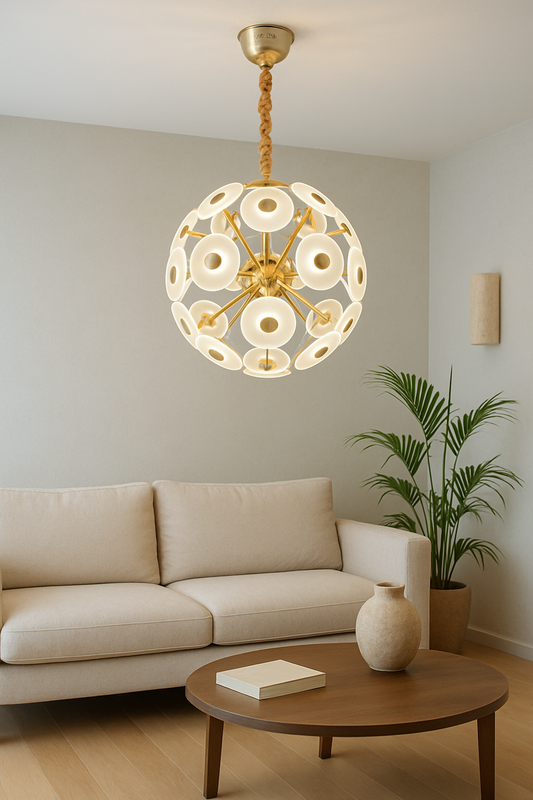 Light Luxury Sarkıt Avize 9801-80 800*1300mm LED 120W