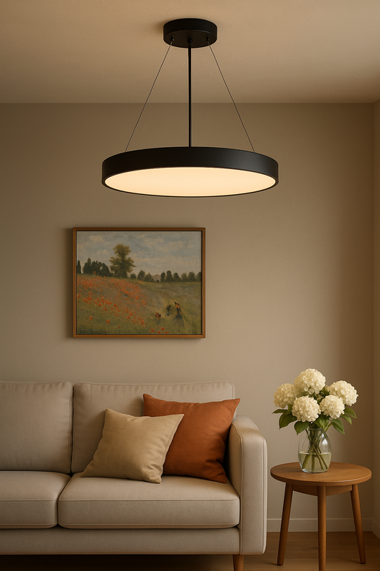Argox Siyah Sartkıt Avize Siyah 3061 45W Power LED Ø:60cm H:100cm